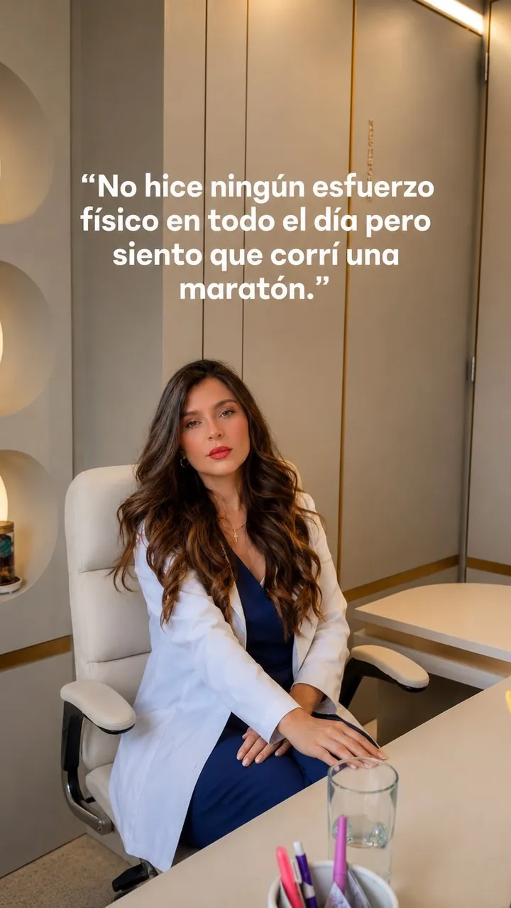 Reel de Instagram: «No hice ningún esfuerzo físico en todo el día pero siento que corrí una maratón»
