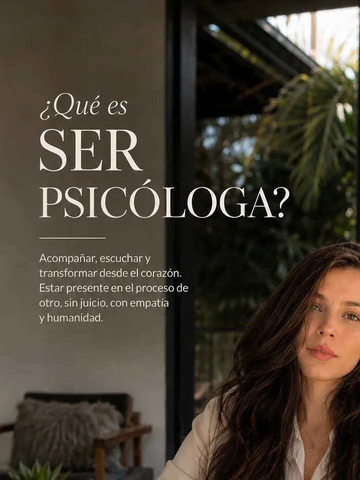 Carrusel de Instagram: ¿Qué es ser psicóloga?