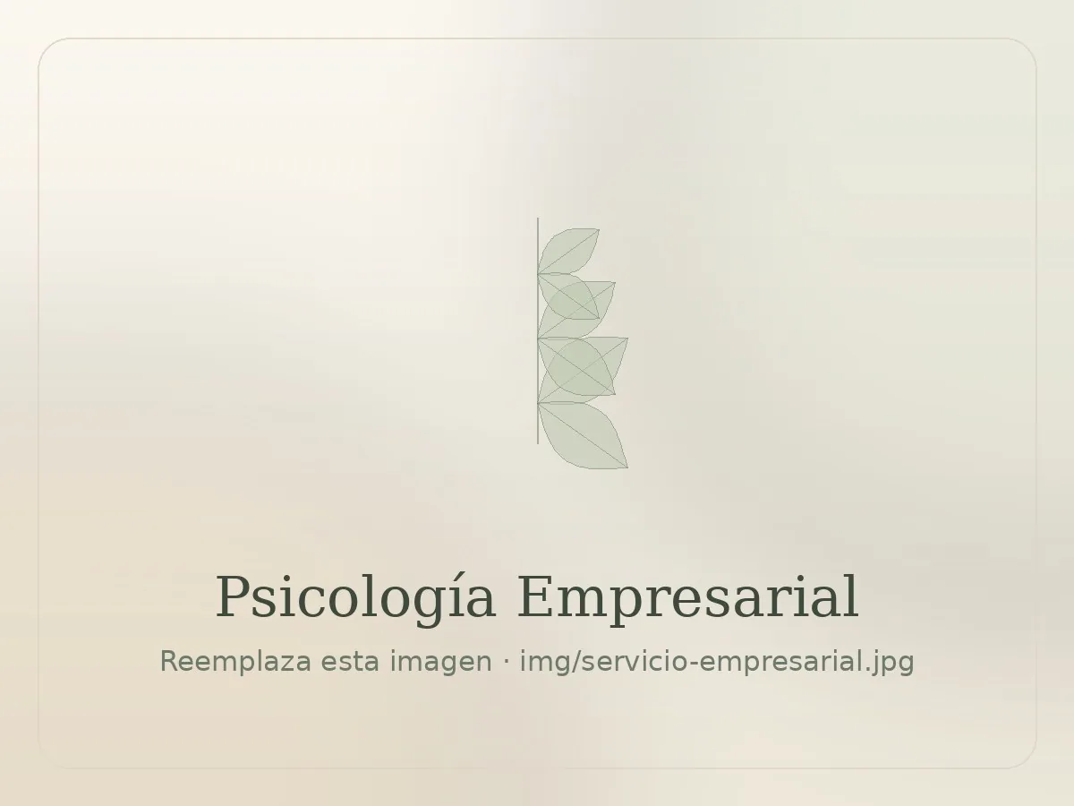 Psicología Empresarial — Vanessa Henao, psicóloga